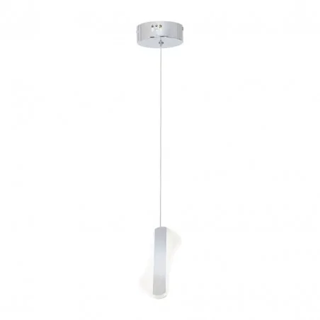 Lampy-sufitowe - biała lampa wisząca led o mocy 8w 4000k sash ml339 eko-light 