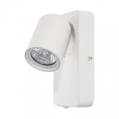 Oprawy-sufitowe - oprawa ścienno-sufitowa na żarówkę gu10 z prostokątną podstawą biała malta ad-op-6480wgu10 orno 