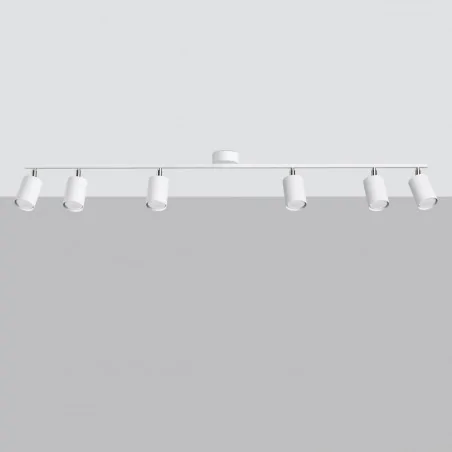 Oswietlenie-sufitowe - biała listwa sufitowa lemmi 6xgu10 sl.1228 sollux lighting 