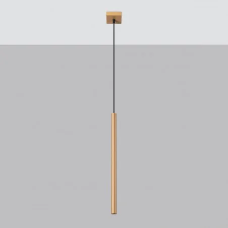 Oswietlenie-sufitowe - złota lampa wisząca pastelo 1 g9 sl.1170 sollux lighting 