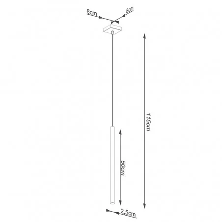 Oswietlenie-sufitowe - złota lampa wisząca pastelo 1 g9 sl.1170 sollux lighting 