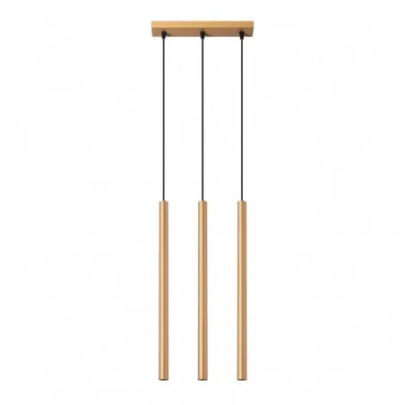 Oswietlenie-sufitowe - złota lampa wisząca pastelo 3xg9 sl.1171 sollux lighting 