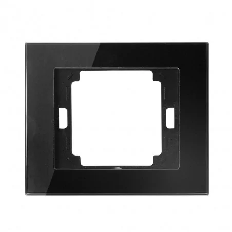 Ramki-pojedyncze - szklana ramka pojedyncza czarna onyx ra-1o abex 