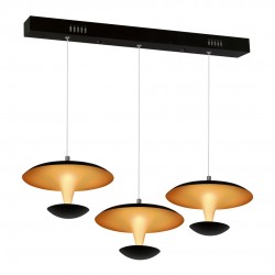 Lampy-stojace - oryginalna lampa sufitowa czarna listwa led 3x12w costa ml360 eko-light