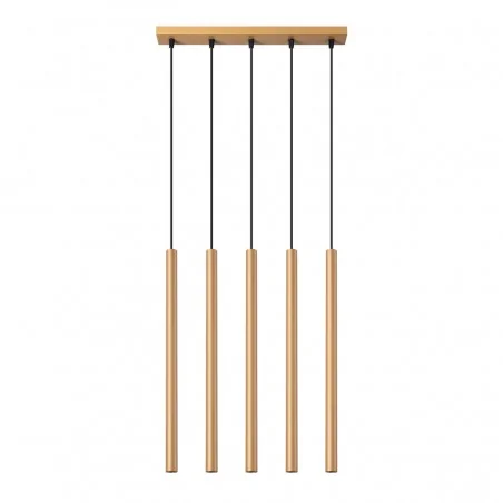 Oswietlenie-sufitowe - złota lampa wisząca pastelo 5xg9 sl.1173 sollux lighting 