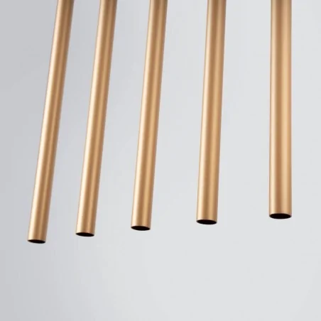 Oswietlenie-sufitowe - złota lampa wisząca pastelo 5xg9 sl.1173 sollux lighting 