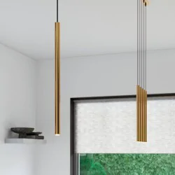 Oswietlenie-sufitowe - złota lampa wisząca pastelo 5xg9 sl.1173 sollux lighting 