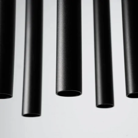 Oswietlenie-sufitowe - czarna lampa wisząca pastelo 5xg9 sl.1176 sollux lighting 