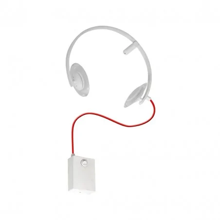 Kinkiety-do-pokoju-dziecka - lampa ścienna - kształt słuchawek led 2x5w tune ml019 eko-light 