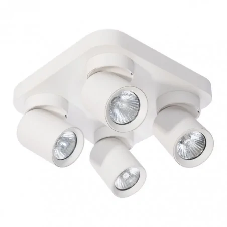 Kinkiety-do-salonu - spot ścienno-sufitowy poczwórny biały gu10 z kwadratową podstawą malta ad-op-6486wgu10 orno 