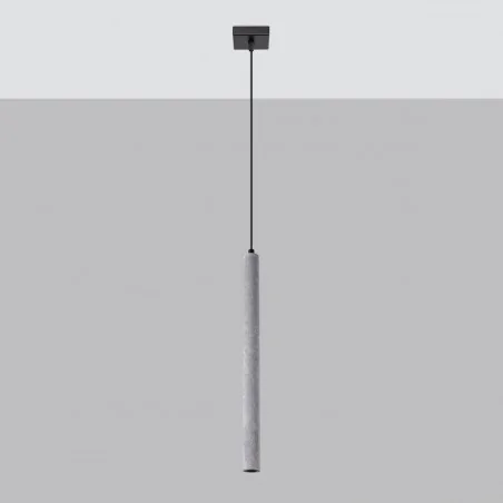 Oswietlenie-sufitowe - betonowa lampa wisząca pastelo g9 sl.1271 sollux lighting 