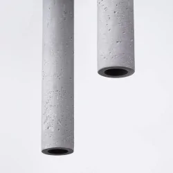 Oswietlenie-sufitowe - betonowa lampa wisząca pastelo 3xg9 sl.1273 sollux lighting 
