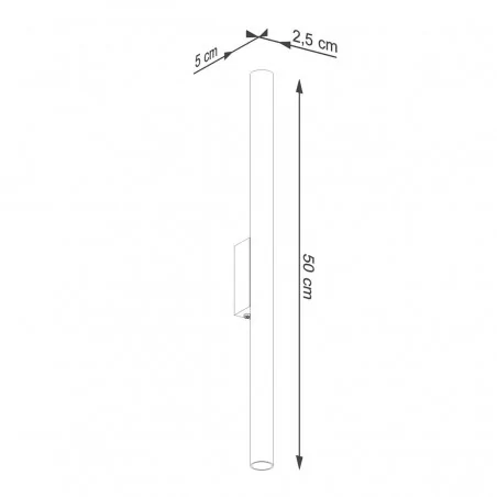 Kinkiety-do-salonu - czarny kinkiet pastelo 2xg9 sl.1178 sollux lighting 