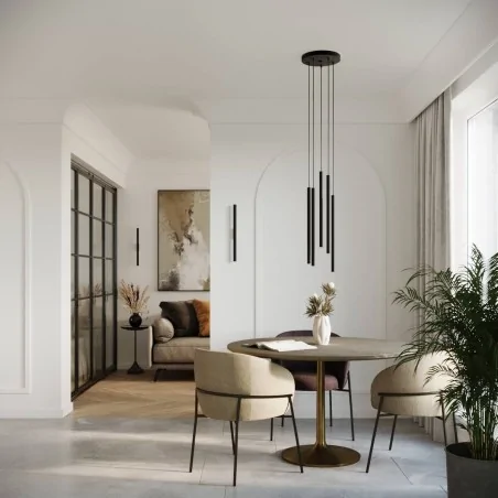 Kinkiety-do-salonu - czarny kinkiet pastelo 2xg9 sl.1178 sollux lighting 