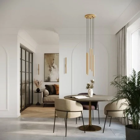 Kinkiety-do-salonu - złoty kinkiet pastelo 2xg9 sl.1179 sollux lighting 