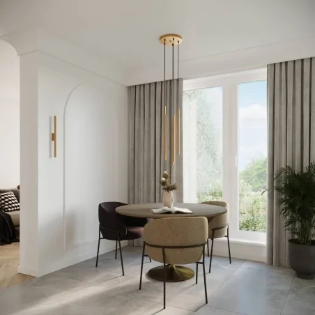 Kinkiety-do-salonu - złoty kinkiet pastelo 2xg9 sl.1179 sollux lighting 