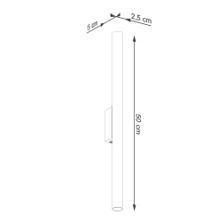 Kinkiety-do-salonu - biały kinkiet pastelo 2xg9 sl.1177 sollux lighting 