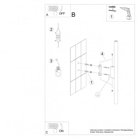 Kinkiety-do-salonu - biały kinkiet pastelo 2xg9 sl.1177 sollux lighting 