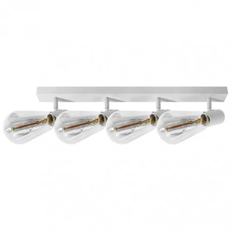 Kinkiety-do-salonu - spot oświetleniowy poczwórny w kolorze białym 4xe27 rio sp 4 ad-op-6432we27 orno 