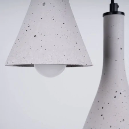 Oswietlenie-sufitowe - betonowa lampa wisząca rea 3xe14 sl.1226 sollux lighting 