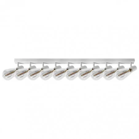 Kinkiety-do-salonu - długa listwa oświetleniowa w kolorze białym 10xe27 rio sp 10 ad-op-6435we27 orno 