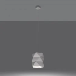 Oswietlenie-sufitowe - ceramiczna lampa wisząca e27 gobi sl.1250 sollux lighting 