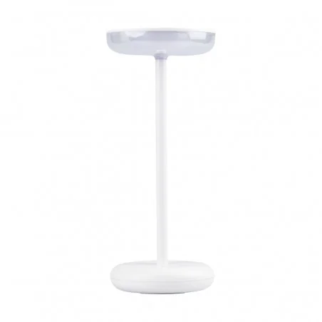 Lampki-biurkowe - lampa stołowa bezprzewodowa w kolorze białym ip44 fluxy led 37310 kanlux 