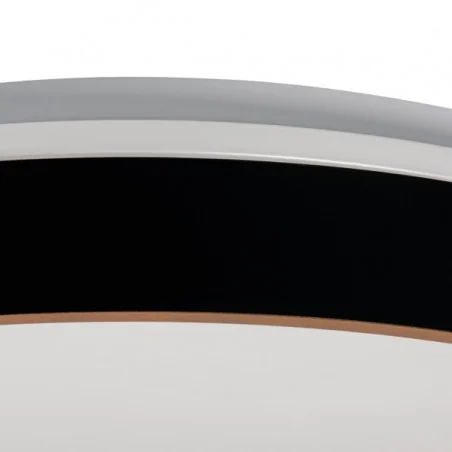 Plafony - okrągła plafoniera led czarno-złota o mocy 17,5w z neutralnym światłem 4000k soln 37324 kanlux 