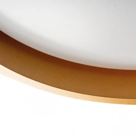 Plafony - okrągła plafoniera led czarno-złota o mocy 17,5w z neutralnym światłem 4000k soln 37324 kanlux 