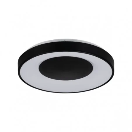 Plafony - plafoniera led w kolorze czarnym o mocy 17,5w 4000k vand led 37327 kanlux 