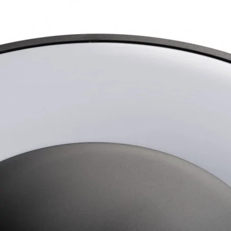 Plafony - plafoniera led w kolorze czarnym o mocy 17,5w 4000k vand led 37327 kanlux 