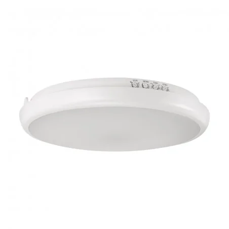 Plafony - plafoniera hermetyczna led z czujnikiem ruchu o mocy 15w 4000k edytor led c 04335 ideus 