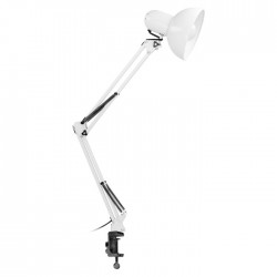 Lampki-biurkowe - wysoka lampka biurkowa z metalu przykręcana do biurka 1xe27 60w deon dl-14/w orno