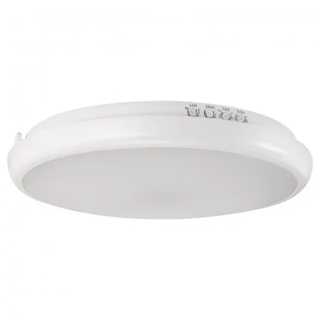 Plafony - plafoniera hermetyczna led z czujnikiem ruchu 21w 4000k edytor led c 04336 ideus 
