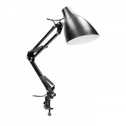 Lampki-biurkowe - czarna lampka biurkowa przykręcana do blatu e27 60w dian dl-13/b orno