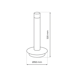 Lampki-biurkowe - lampka stołowa led 5w biała alba ml192 eko-light 