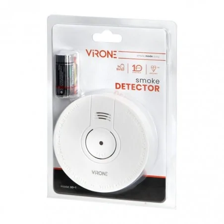 Czujniki-dymu - czujnik dymu na baterie 1x9v dc bsi sd-1 virone orno 