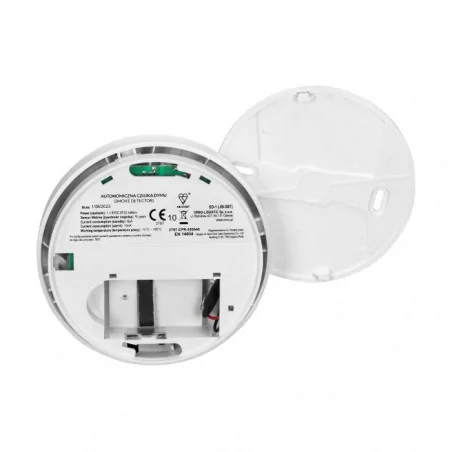 Czujniki-dymu - czujnik dymu na baterie 1x9v dc bsi sd-1 virone orno 
