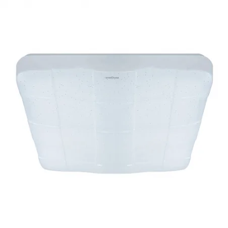 Plafony - plafoniera led z pofałdowanym kloszem biała 48w 4000k 03640 sparta led d ideus 