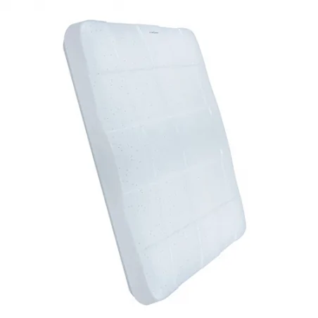 Plafony - plafoniera led z pofałdowanym kloszem biała 48w 4000k 03640 sparta led d ideus 