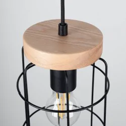 Oswietlenie-sufitowe - loftowa lampa wisząca gotto 3xe27 sl.1264 sollux lighting 