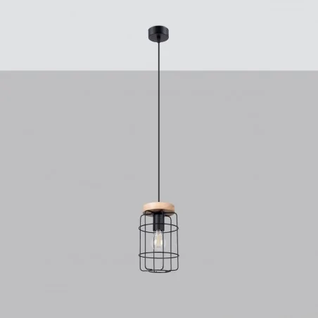 Oswietlenie-sufitowe - loftowa lampa wisząca gotto e27 sl.1263 sollux lighting 