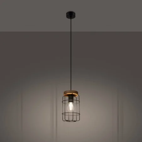 Oswietlenie-sufitowe - loftowa lampa wisząca gotto e27 sl.1263 sollux lighting 