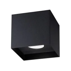 Oswietlenie-sufitowe - czarny plafon hati gu10 sl.1277 sollux lighting 