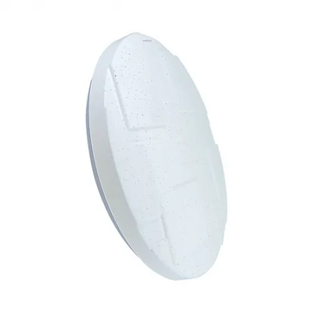 Plafony - okrągła plafoniera led tetris w kolorze białym 24w 4000k 1800lm 03641 led c ideus 