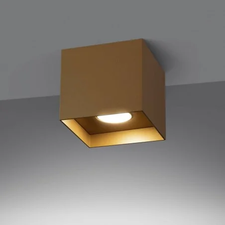 Oswietlenie-sufitowe - złoty plafon hati gu10 sl.1279 sollux lighting 