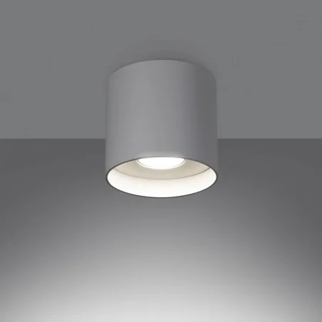 Oswietlenie-sufitowe - biały plafon mika gu10 sl.1280 sollux lighting 