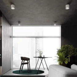 Oswietlenie-sufitowe - biały plafon mika gu10 sl.1280 sollux lighting 