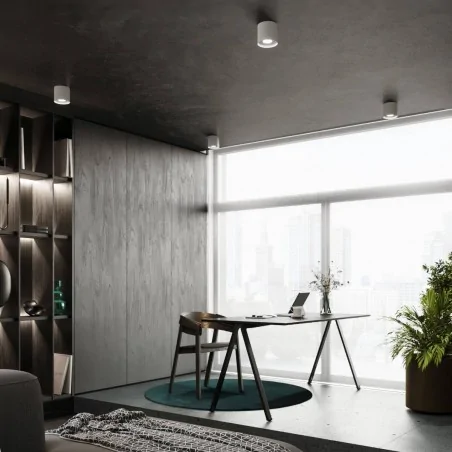 Oswietlenie-sufitowe - biały plafon mika gu10 sl.1280 sollux lighting 