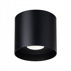 Oswietlenie-sufitowe - czarny plafon mika gu10 sl.1281 sollux lighting